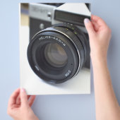 Alte Filmkamera Flyer (Hand)