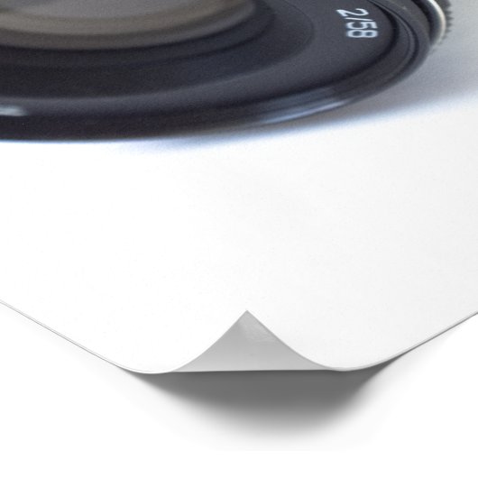 Alte Filmkamera Poster (Ecke)