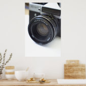 Alte Filmkamera Poster (Küche)