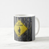 Alte Fischer beim Überqueren der Tasse (VorderseiteRechts)