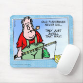 Alte Fischer Die nie... Mousepad (Mit Mouse)