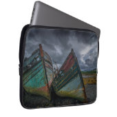 Alte Fischerboote Laptopschutzhülle (Vorne Rechts)