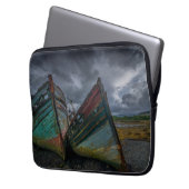 Alte Fischerboote Laptopschutzhülle (Vorderseite Links)