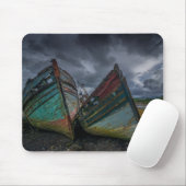 Alte Fischerboote Mousepad (Mit Mouse)