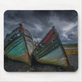 Alte Fischerboote Mousepad (Vorne)