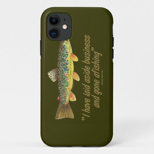 Alte Fischereiwörter Case-Mate iPhone Hülle (Rückseite)