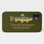 Alte Fischereiwörter Case-Mate iPhone Hülle (Rückseite (Horizontal))
