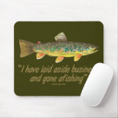 Alte Fischereiwörter Mousepad (Mit Mouse)