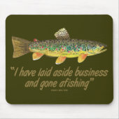 Alte Fischereiwörter Mousepad (Vorne)