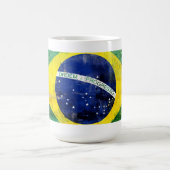 Alte Flagge Brasiliens Kaffeetasse (Mittel)