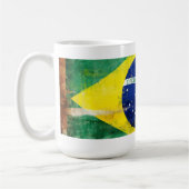 Alte Flagge Brasiliens Kaffeetasse (Links)