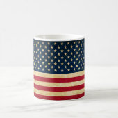 Alte Flagge der USA Kaffeetasse (Mittel)