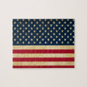 Alte Flagge der USA Puzzle (Horizontal)