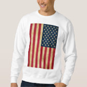 Alte Flagge der USA Sweatshirt (Vorderseite)
