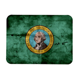 Alte Flagge in Washington Magnet