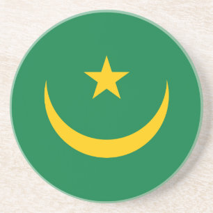 Alte Flagge Mauretaniens Getränkeuntersetzer
