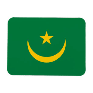 Alte Flagge Mauretaniens Magnet
