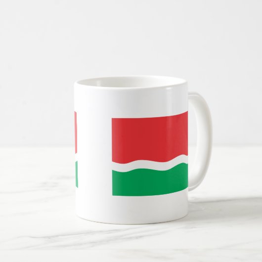 Alte Flagge Seychellen Kaffeetasse (VorderseiteRechts)