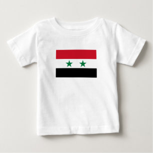Alte Flagge Syriens Baby T-shirt