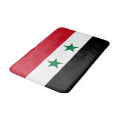 Alte Flagge Syriens Badematte (Schrägansicht)