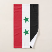 Alte Flagge Syriens Badhandtuch Set (Handtuch)