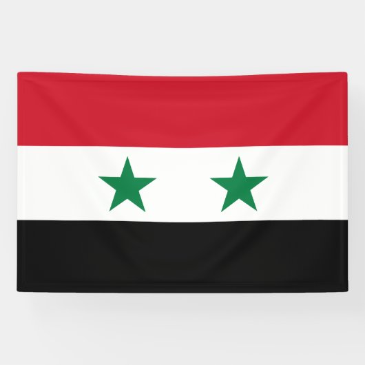 Alte Flagge Syriens Banner (Horizontal)