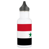 Alte Flagge Syriens Edelstahlflasche (Links)