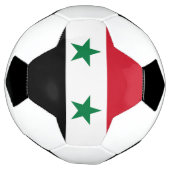 Alte Flagge Syriens Fußball (Gedreht)