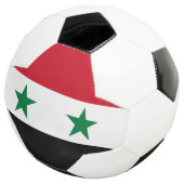 Alte Flagge Syriens Fußball (Dreiviertel)
