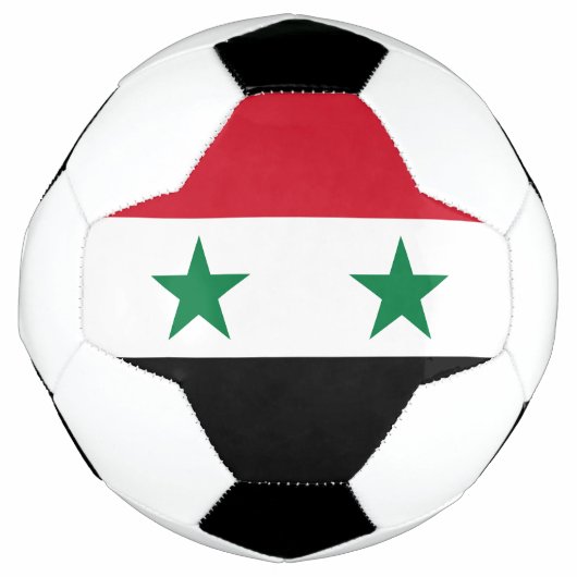 Alte Flagge Syriens Fußball (Vorderseite)