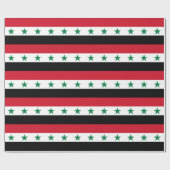 Alte Flagge Syriens Geschenkpapier (Flach)