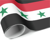 Alte Flagge Syriens Geschenkpapier (Rolleneckpunkt)