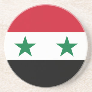 Alte Flagge Syriens Getränkeuntersetzer