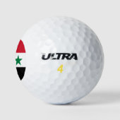 Alte Flagge Syriens Golfball (Logo)