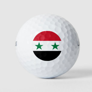 Alte Flagge Syriens Golfball