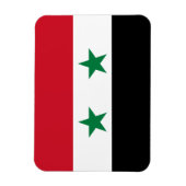 Alte Flagge Syriens Magnet (Vertikal)