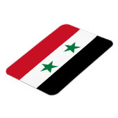 Alte Flagge Syriens Magnet (Linke Seite)