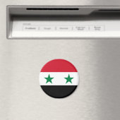 Alte Flagge Syriens Magnet (In Situ (Geschirrspüler))