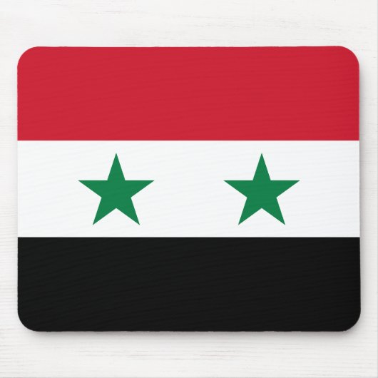Alte Flagge Syriens Mousepad (Vorne)