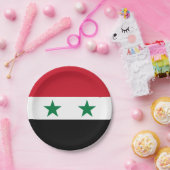 Alte Flagge Syriens Pappteller (Party)