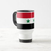 Alte Flagge Syriens Reisebecher (Vorderseite Links)