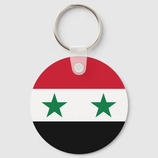 Alte Flagge Syriens Schlüsselanhänger (Vorderseite)