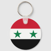 Alte Flagge Syriens Schlüsselanhänger (Rückseite)