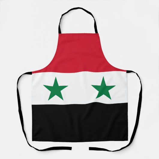 Alte Flagge Syriens Schürze (Vorderseite)