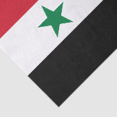 Alte Flagge Syriens Seidenpapier (Ausschnitt)
