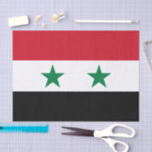 Alte Flagge Syriens Seidenpapier (Handwerk)