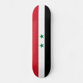 Alte Flagge Syriens Skateboard (Vorderseite)