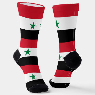 Alte Flagge Syriens Socken