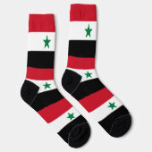 Alte Flagge Syriens Socken (Rechts)
