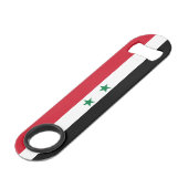 Alte Flagge Syriens Speed Flaschenöffner (Vorderseite Schrägansicht)